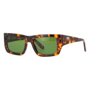 A0460Z New OFF-WHITE Prescott Havana Square OERI117 6055 Sunglasses Women